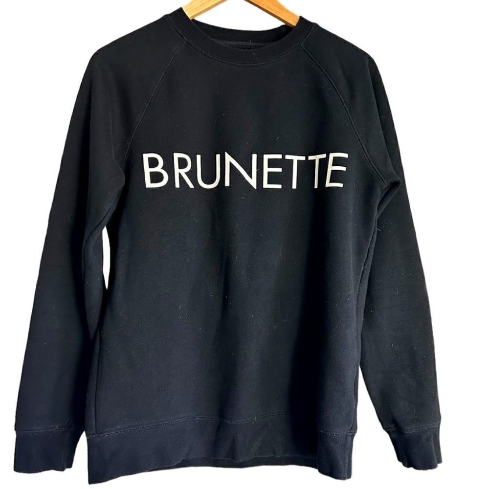 BRUNETTE The label Black Long Sleeve sweatshirt US XS